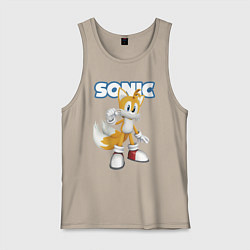 Мужская майка Майлз Тейлз Прауэр Sonic Видеоигра