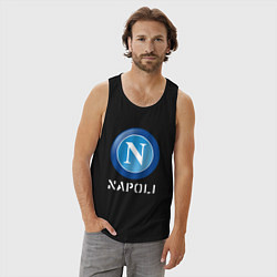 Майка мужская хлопок SSC NAPOLI Napoli, цвет: черный — фото 2