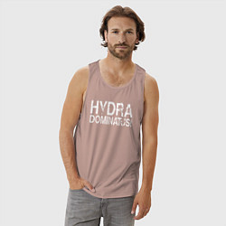 Майка мужская хлопок Ваха - Гидра Доминатус! Альфа-Легион, цвет: пыльно-розовый — фото 2