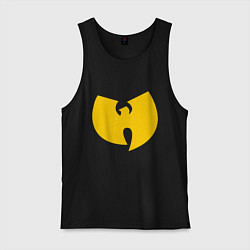 Майка мужская хлопок Clan Wu, цвет: черный
