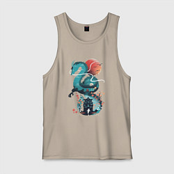 Мужская майка История Тихоро и Хаку