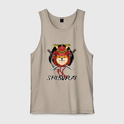 Майка мужская хлопок Shiburai, цвет: миндальный