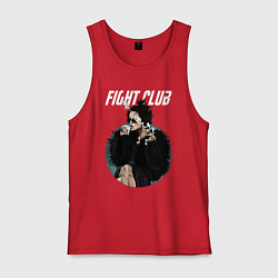 Майка мужская хлопок Helena Bonham Carter, цвет: красный