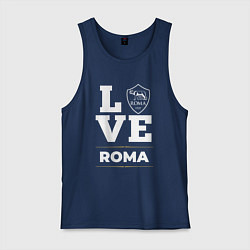 Майка мужская хлопок Roma Love Classic, цвет: тёмно-синий