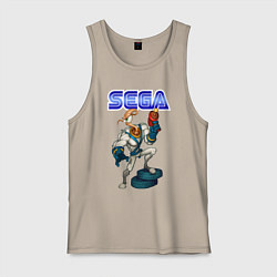 Майка мужская хлопок SEGA - Jim, цвет: миндальный