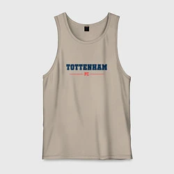 Майка мужская хлопок Tottenham FC Classic, цвет: миндальный