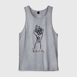 Мужская майка Half life - born