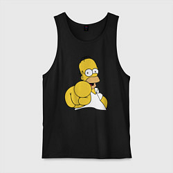 Мужская майка Гомер Симпсон указывает пальцем