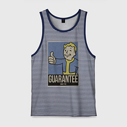 Майка мужская хлопок Vault guarantee boy, цвет: синяя тельняшка