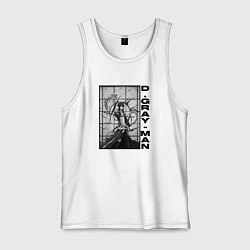 Майка мужская хлопок Грозный Ю - D Gray man, цвет: белый