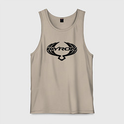 Майка мужская хлопок SsangYong Kyron, цвет: миндальный