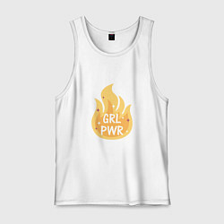 Мужская майка Fire girl power