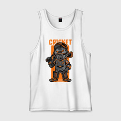 Мужская майка Обезьяна крикетист