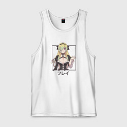 Майка мужская хлопок Фрей - Комендант общежития богинь, цвет: белый