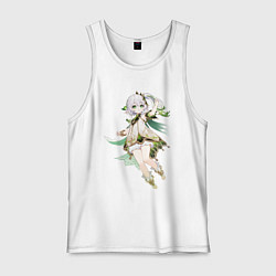 Майка мужская хлопок Нахида - Genshin Impact, цвет: белый