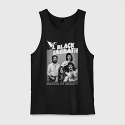 Майка мужская хлопок Black Sabbath rock, цвет: черный
