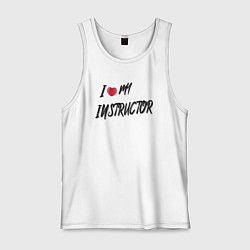 Мужская майка Любимый инструктор