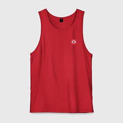 Майка мужская хлопок Мы не нули!, цвет: красный