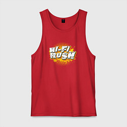 Майка мужская хлопок Hi-Fi Rush, цвет: красный