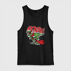Мужская майка Santa t rex gifts