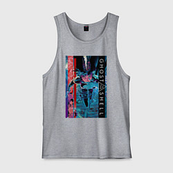 Мужская майка Ghost in the shell - Motoko