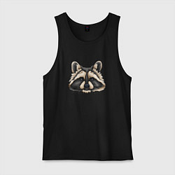 Мужская майка Енотик голова