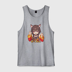 Майка мужская хлопок Megu nyan, цвет: меланж