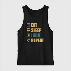 Мужская майка Eat sleep judo