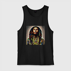 Мужская майка Боб Марли в кислотном мундире