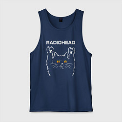 Мужская майка Radiohead rock cat