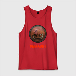 Майка мужская хлопок Жосткие Ребята Гримгора Warhammer: Total War, цвет: красный