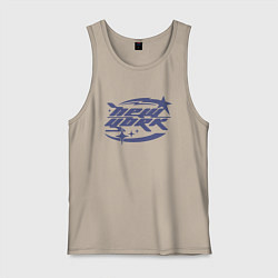 Майка мужская хлопок New York - Y2K, цвет: миндальный