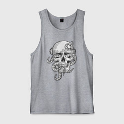 Мужская майка Skull octopus