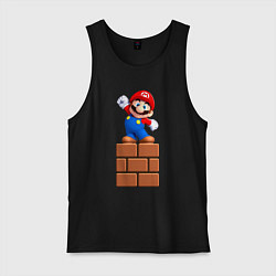 Мужская майка Маленький Марио