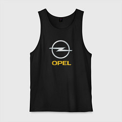 Майка мужская хлопок Opel sport auto, цвет: черный