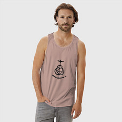 Майка мужская хлопок Символ Elden Ring, цвет: пыльно-розовый — фото 2