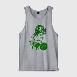 Майка мужская хлопок Go Celtics, цвет: меланж