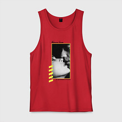 Майка мужская хлопок Depeche Mode a question of lust, цвет: красный