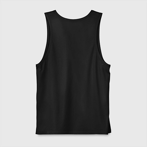 Мужская майка Игра окружностей / Черный – фото 2