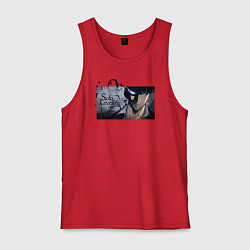 Майка мужская хлопок Сон Чжин У, цвет: красный