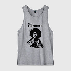 Майка мужская хлопок Johnny Allen Hendrix, цвет: меланж