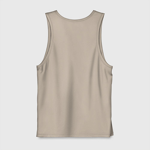 Мужская майка Презерватив под запретным знаком / Миндальный – фото 2