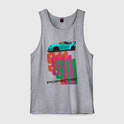 Мужская майка Порше 911 спортивный немецкий автомобиль