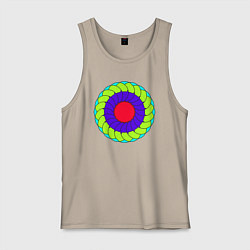 Мужская майка Неоновое колесо