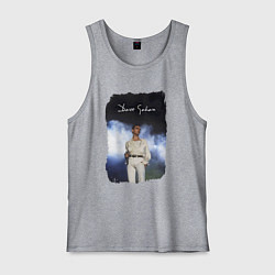 Майка мужская хлопок Depeche Mode - Gahan oldschool, цвет: меланж