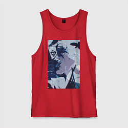 Майка мужская хлопок Ванитас целитель, цвет: красный