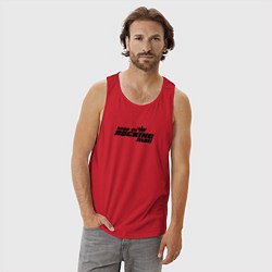 Майка мужская хлопок Rocking, цвет: красный — фото 2