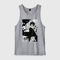 Майка мужская хлопок Магическая битва Юта Оккоцу мечник, цвет: меланж