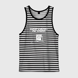 Майка мужская хлопок Depeche Mode - Composition of sound, цвет: черная тельняшка