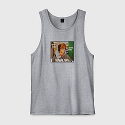 Мужская майка Из мема - минут пять, десять пятого